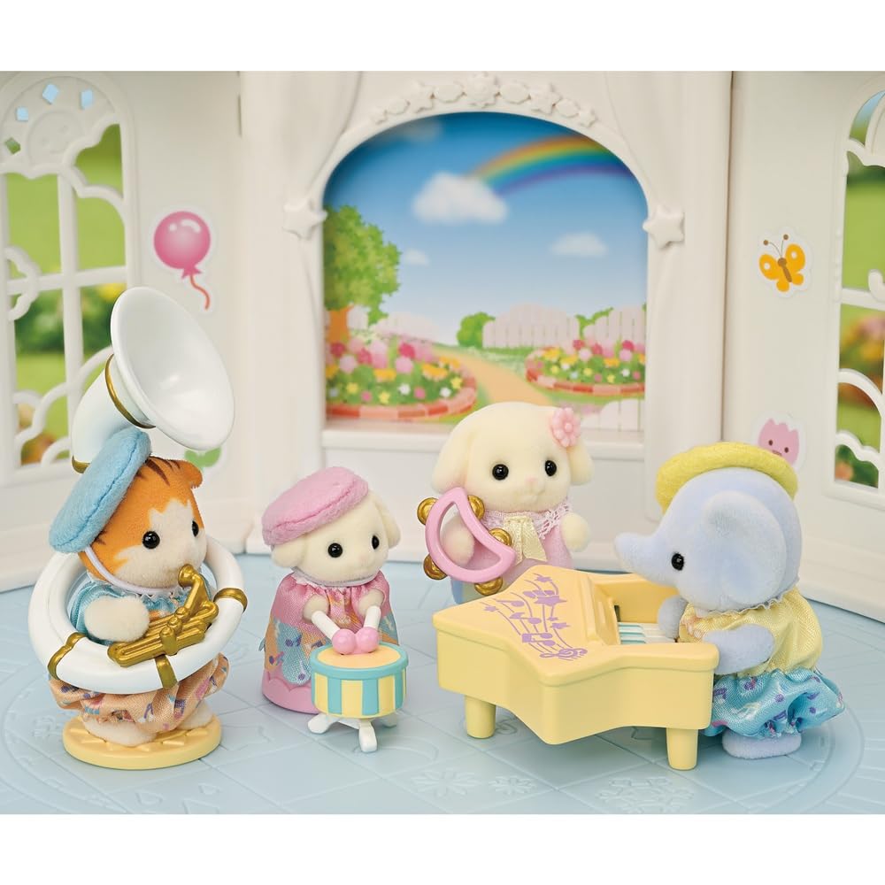Sylvanian Families Nursery Concert Set - 3 Babies & Instruments | Model 5817