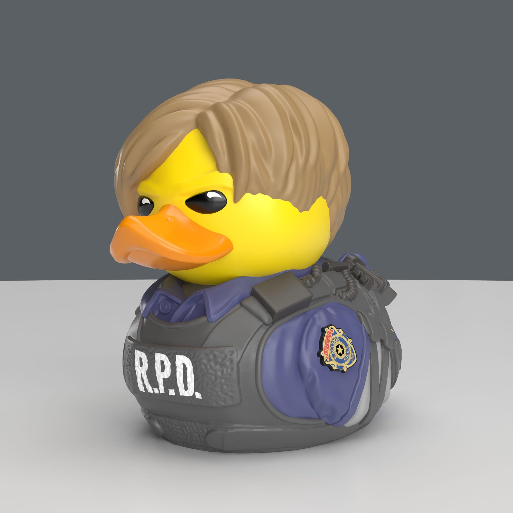 TUBBZ Mini: Resident Evil - Leon S. Kennedy Cosplaying Rubber Duck Vinyl Figure 3