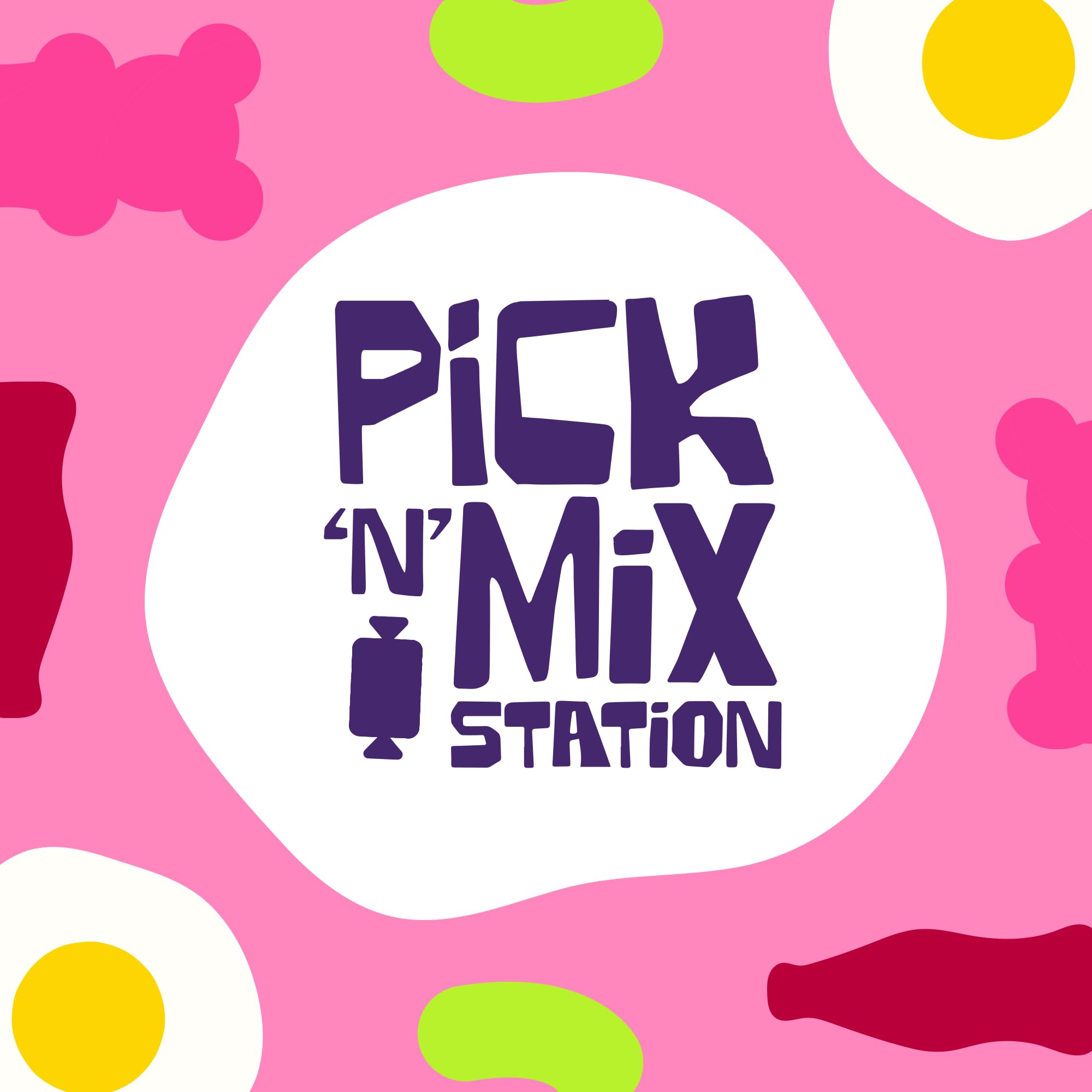 Bonds of London Pick 'n' Mix Station Red Mix Kaubonbons, 1 kg