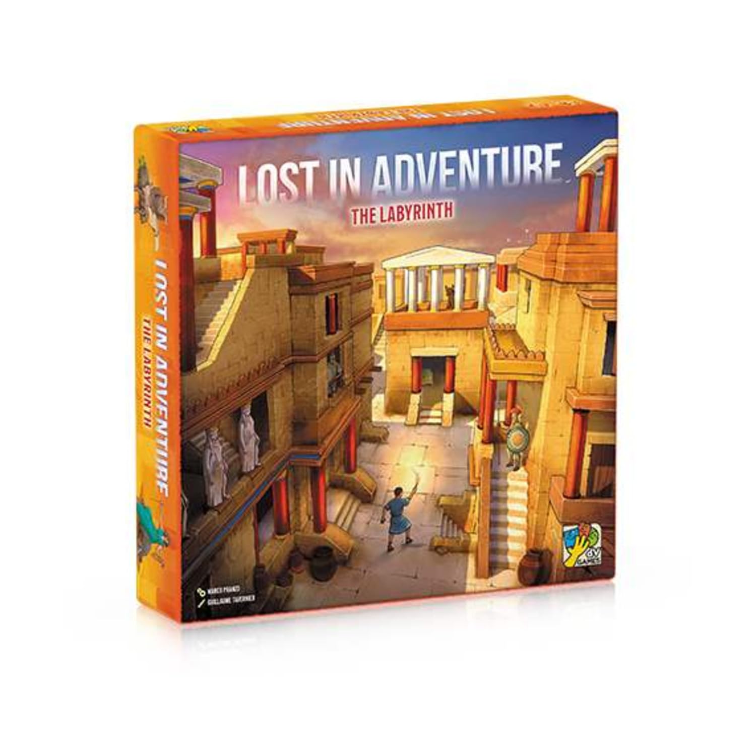 DV Games Lost in Adventure: The Labyrinth - Board Game for 1 to 4 Players