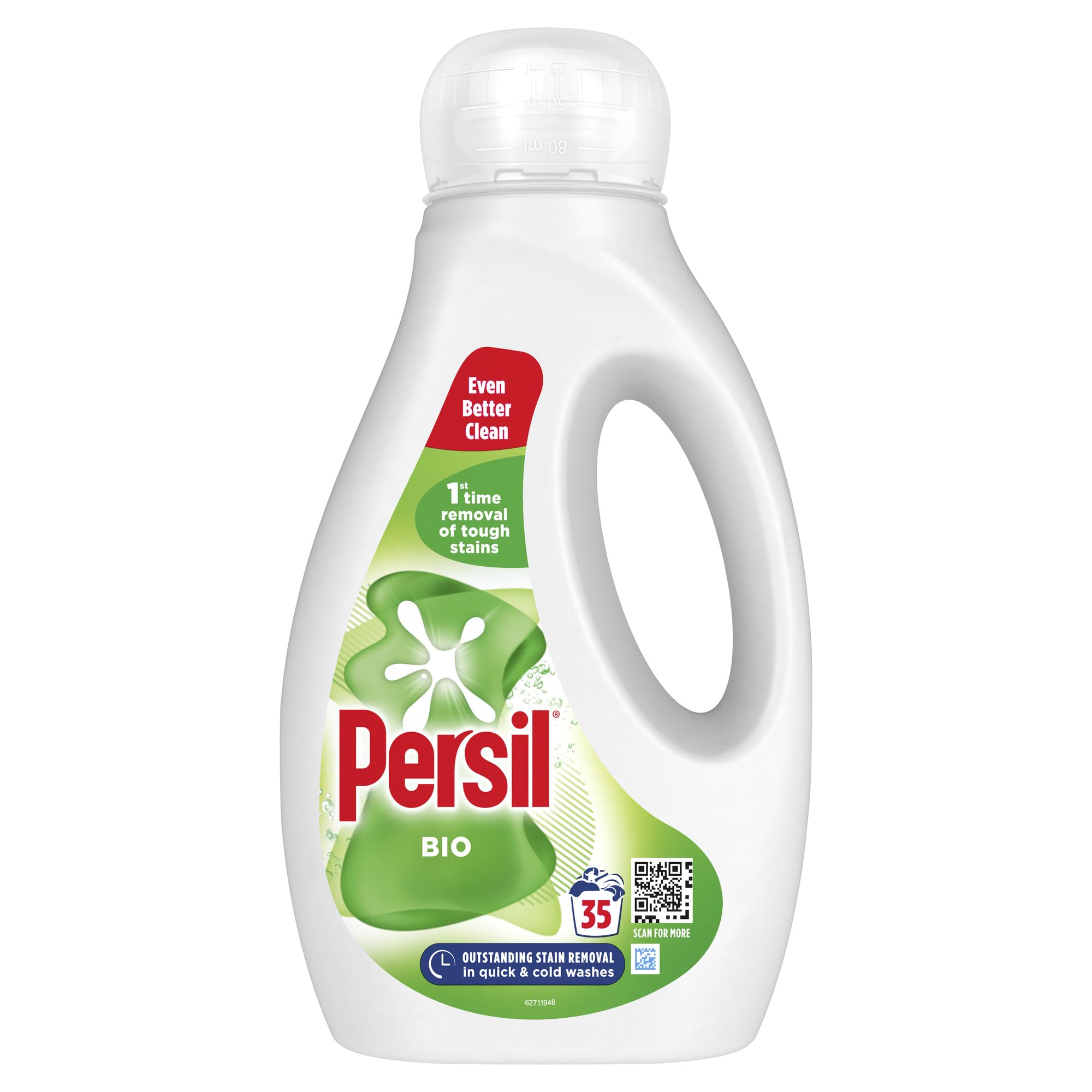 Persil Bio Laundry Washing Liquid Detergent - Tough Stain Removal | 945 ml 1