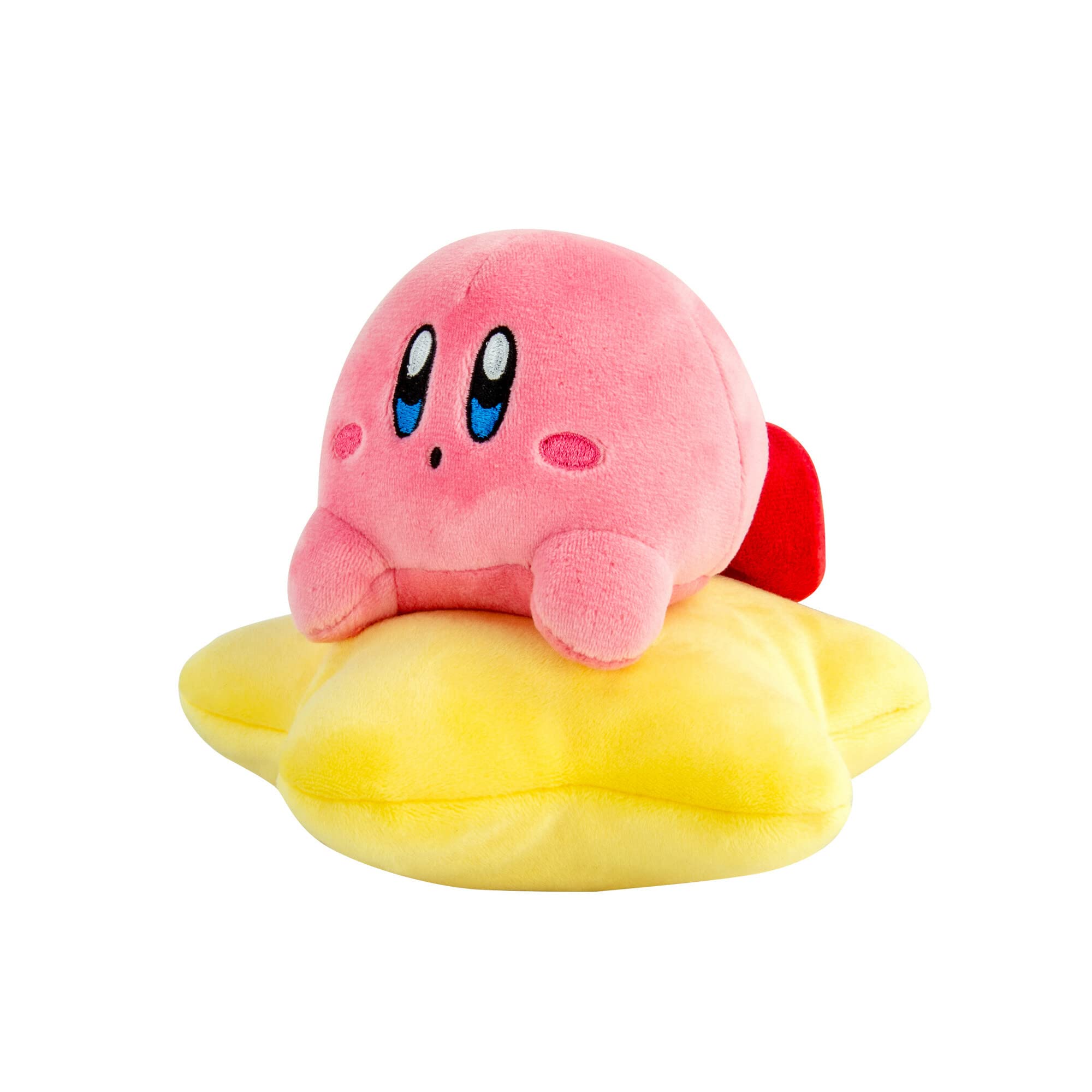 Kirby Warpstar Riding Plush Toy - 6" Officially Licensed Club Mocchi Mocchi Pink Squishy Fabric Plush 8