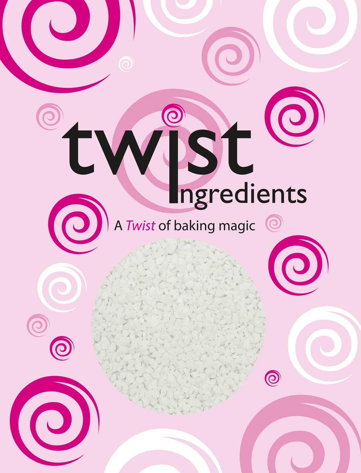 Twist Ingredients - Sugar Crunch Perlzucker Nibs 800g Wiederverschließbarer Beutel