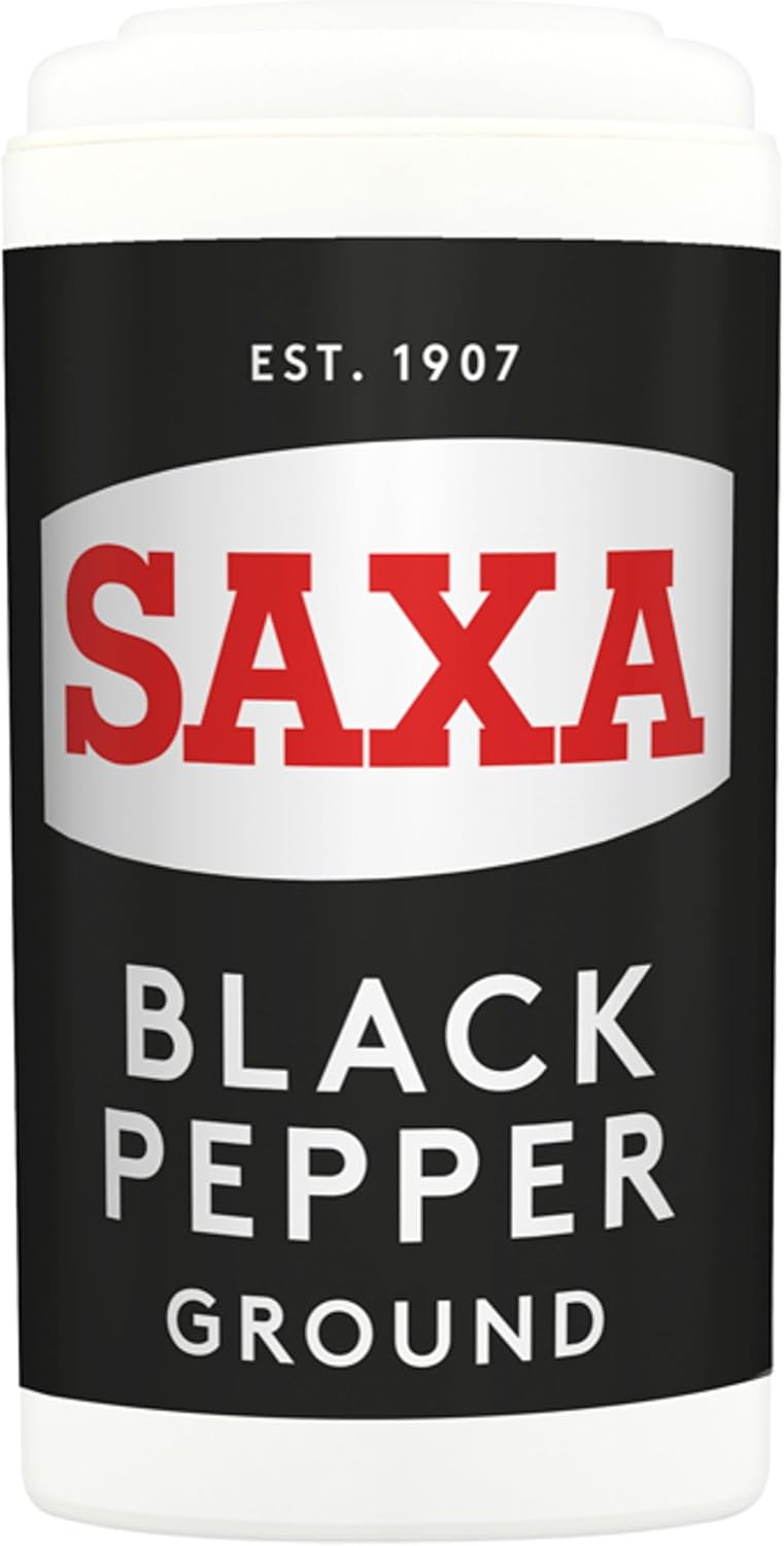 Saxa Ground Black Pepper 25g - Premium Aromatic Seasoning