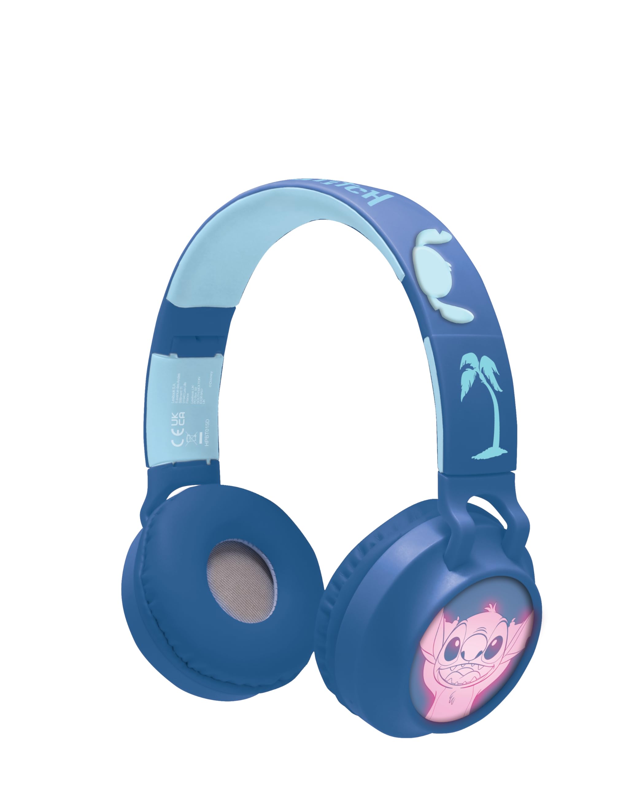 Lexibook Disney Stitch Wireless and Wired 2-in-1 Headset 6