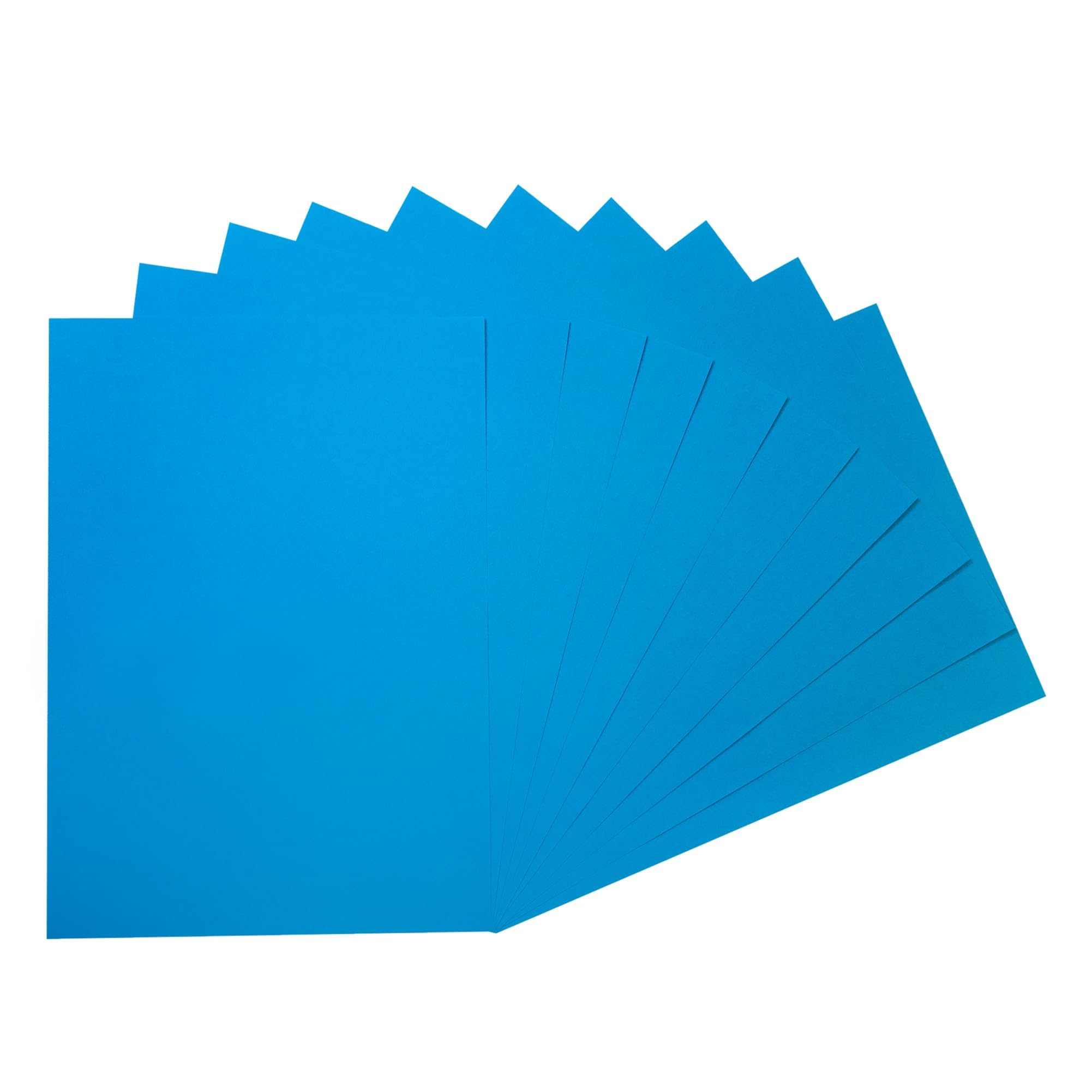 Janrax Blue A4 Coloured Paper 100 Sheets | 75gsm Weight | Ideal for Crafts & Printing