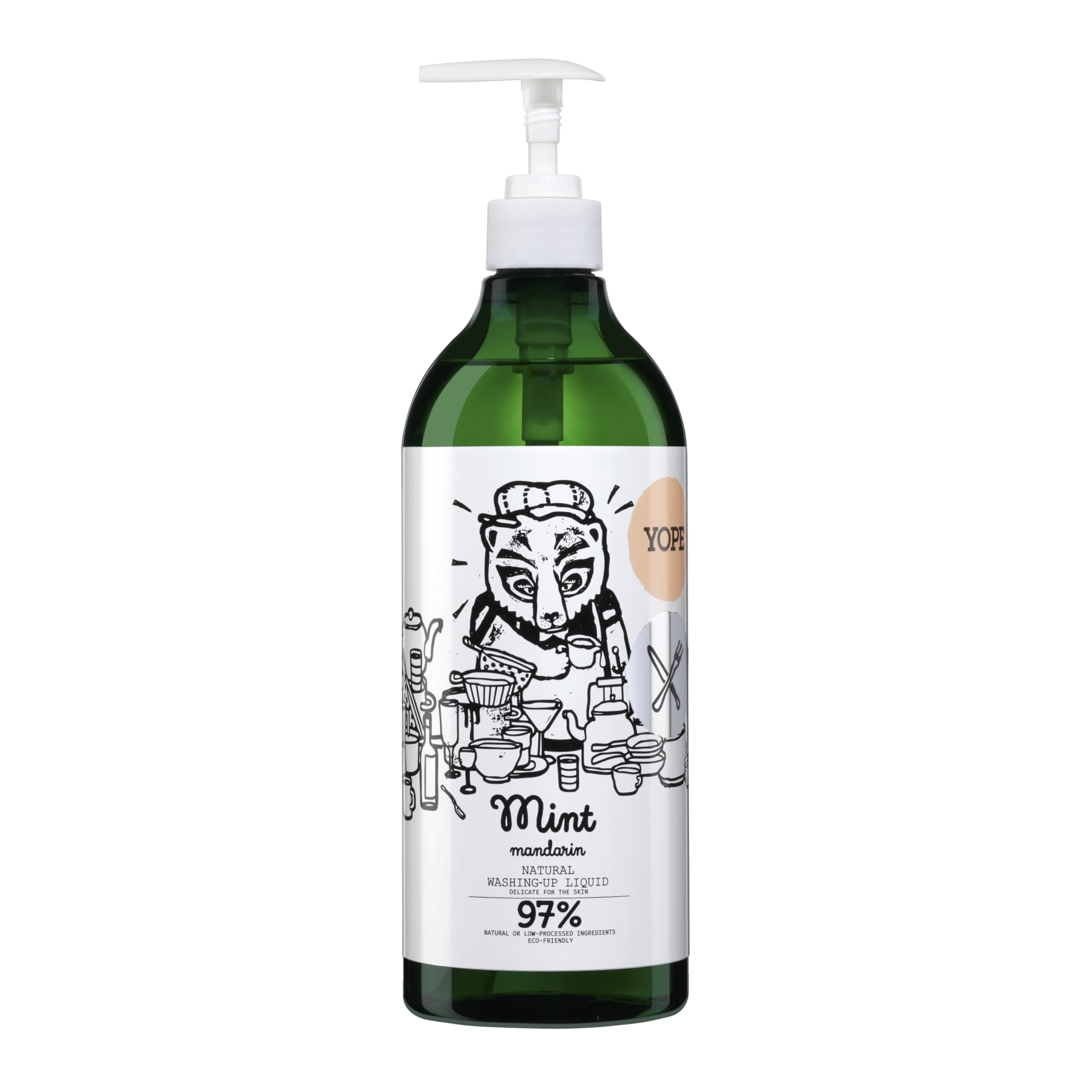 Yope - Natural Washing-Up Liquid | Mint & Mandarin | 750 ml