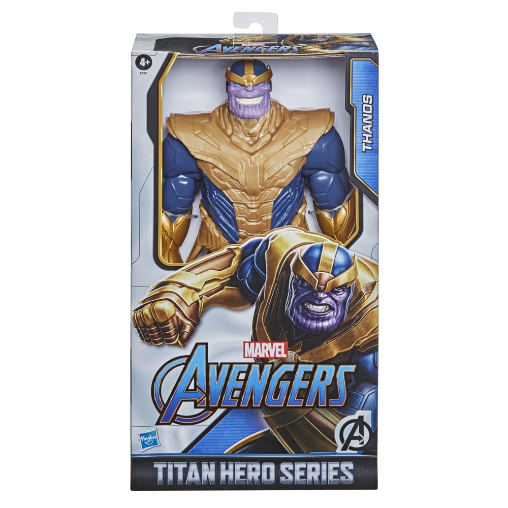Hasbro Titan Hero Series Blast Gear Deluxe Thanos Action Figure - 30 cm, Ages 4+