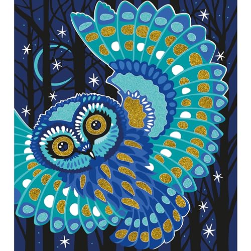 Janod Sparkling Glitter and Sand Animals - Children's Craft Activity Kit 9