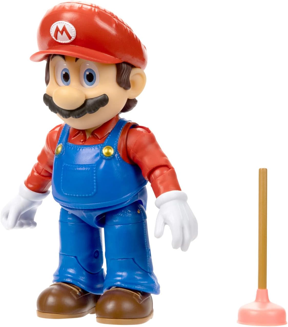 The Super Mario Bros. Movie - 5" Mario Action Figure with Plunger Accessory