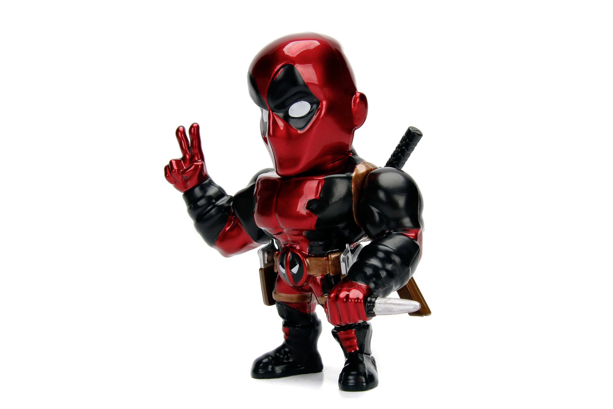 Jada Toys Marvel Deadpool Action Figure 10 cm Die-Cast Collectable | Red