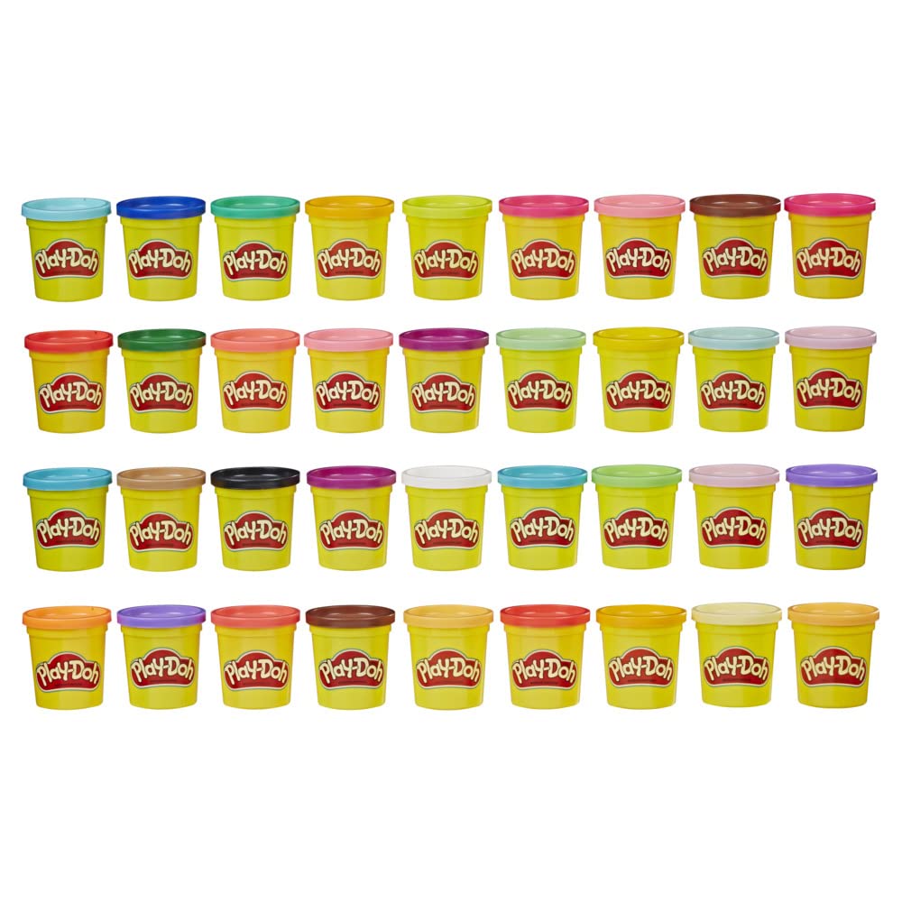 Play-Doh 36-Pack Mega Fun Set - Non-Toxic Modeling Compound for Kids 2+ 10