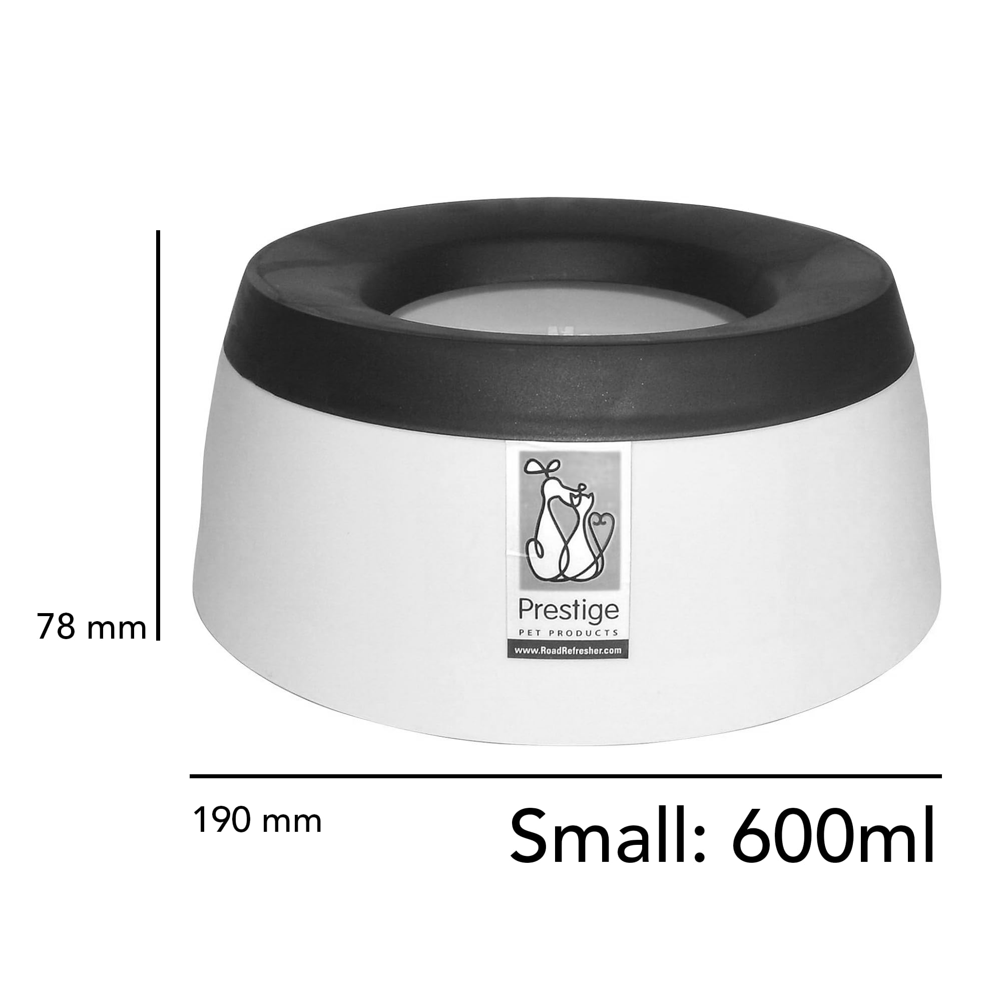 Road Refresher Non Spill Pet Water Bowl - Eliminates Spills & Slobber | Size S | Blue 3