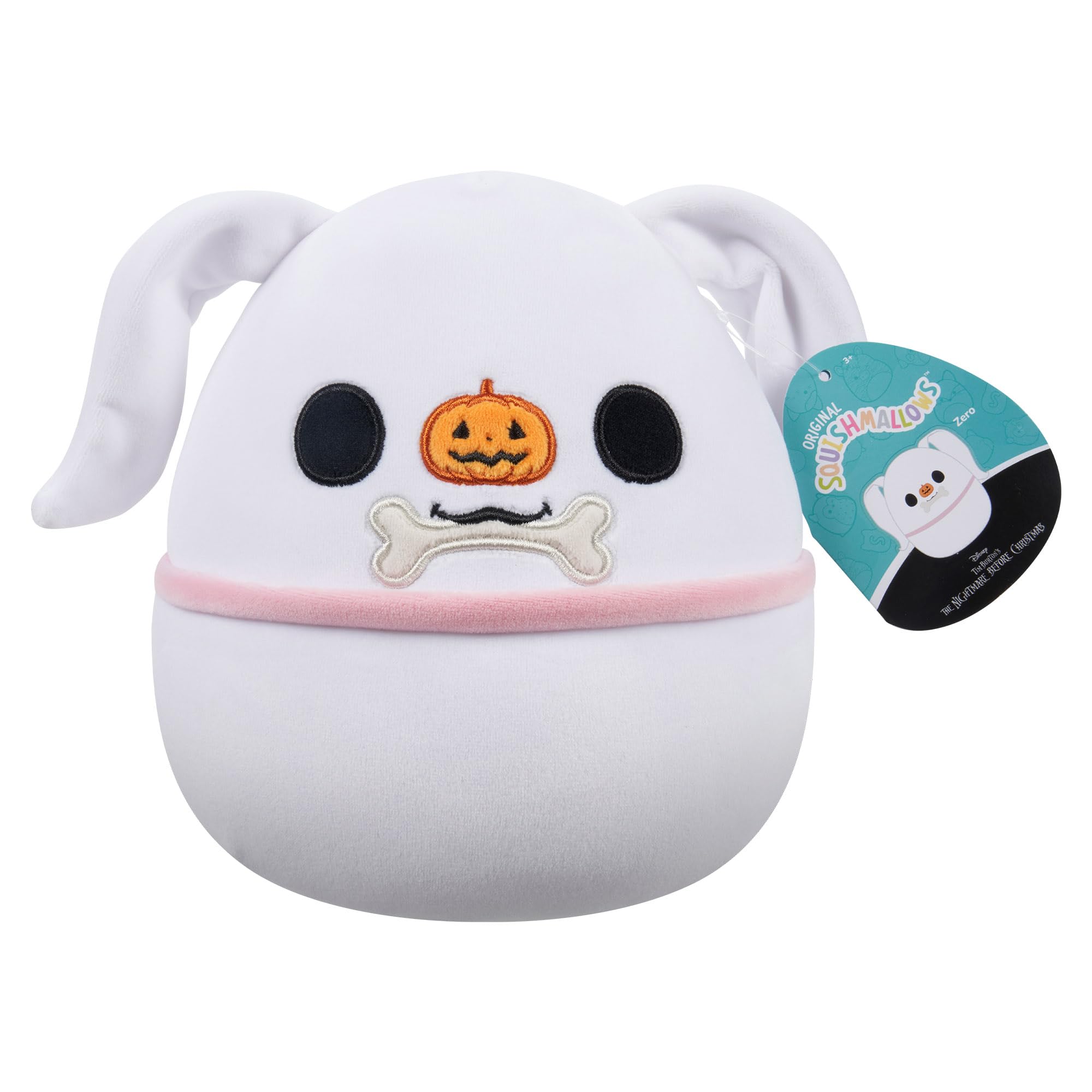 Squishmallows Original The Nightmare Before Christmas Zero Plush - 8-inch Soft Stuffed Animal 3