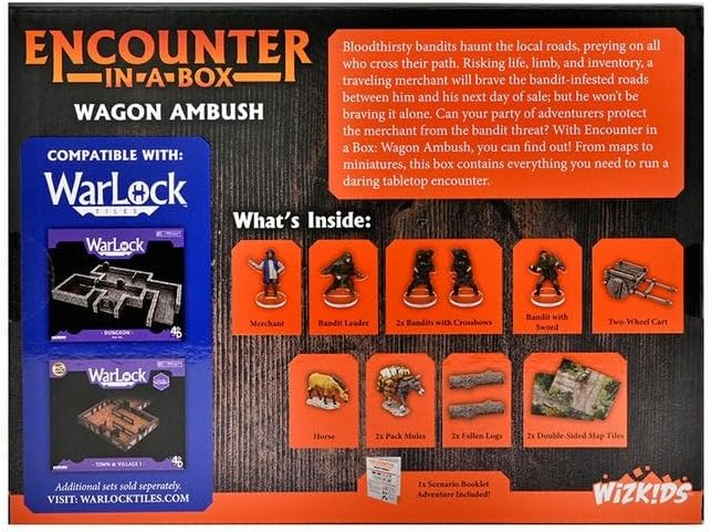 WizKids Warlock Tiles Encounter in a Box Wagon Ambush (WZK76500)