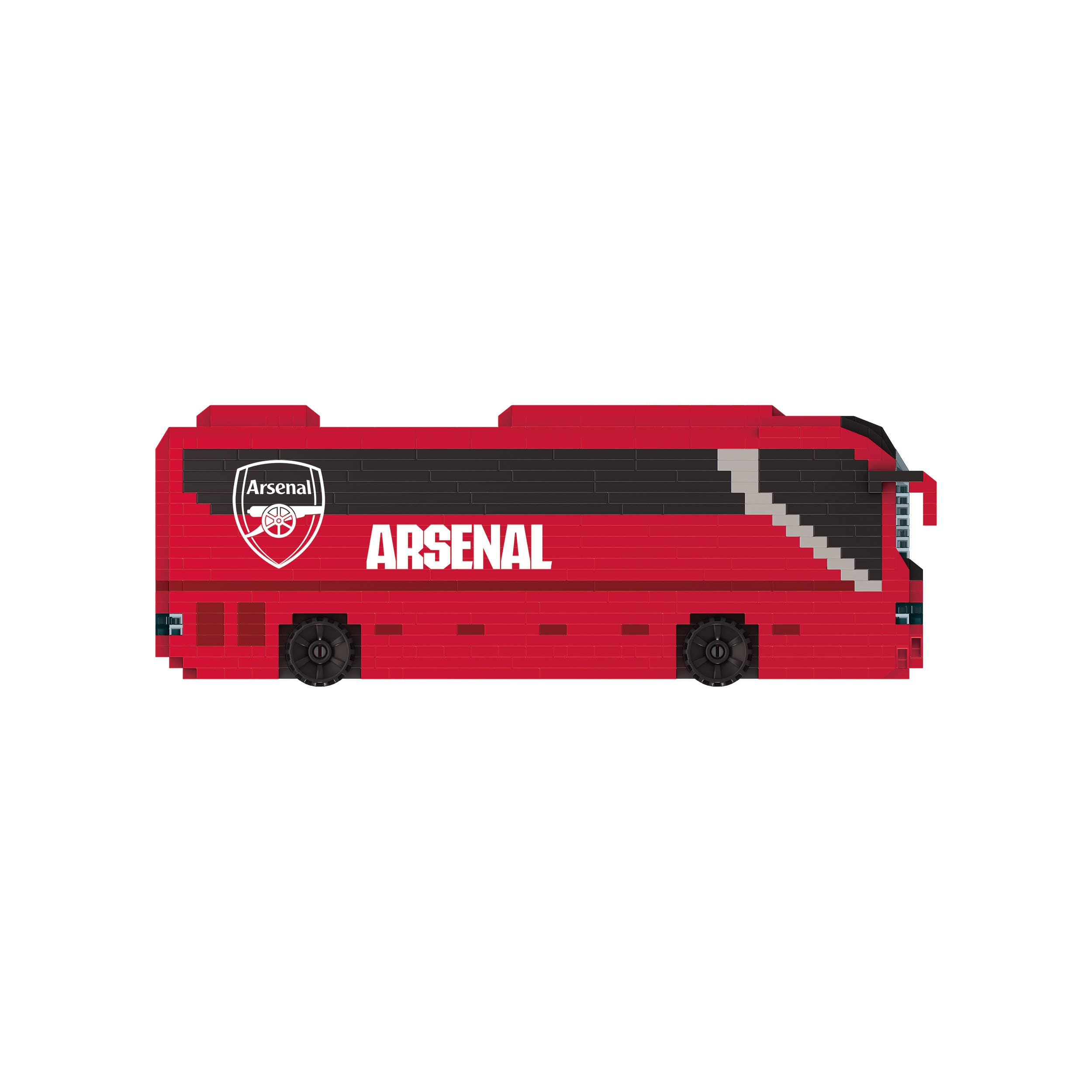 FOCO BRXLZ Arsenal FC Football Coach 3D Building Set | 1347 Pieces | Ages 12+