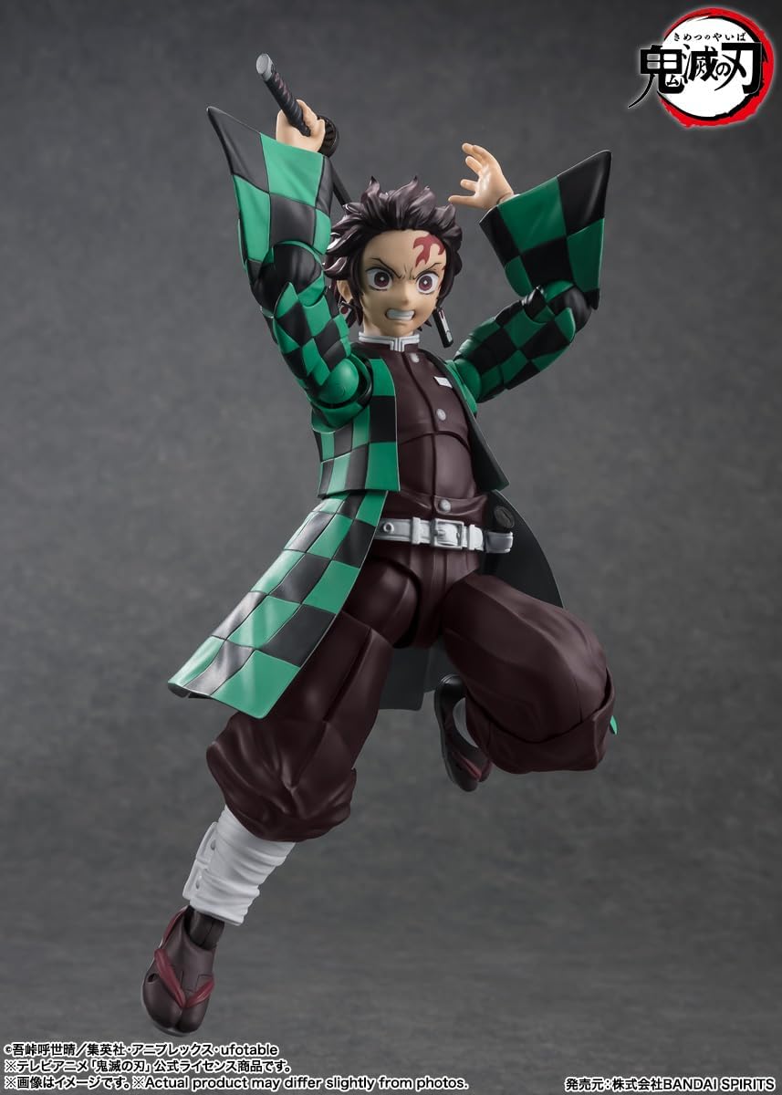 Bandai Spirits S.H. Figuarts Demon Slayer: Kimetsu no Yaiba - Tanjiro Kamado Action Figure 3