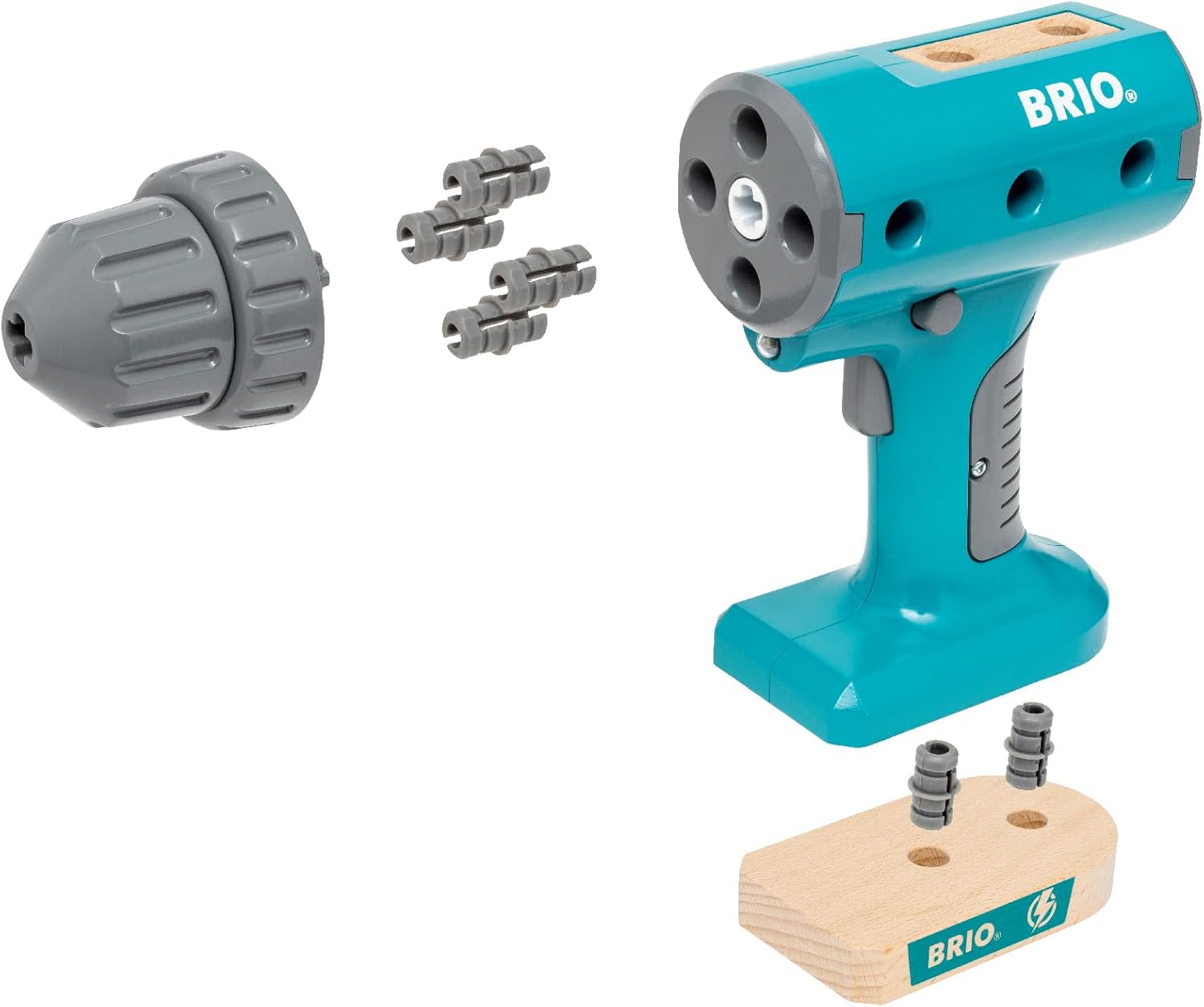 BRIO Builder Screwdriver Power Tool - STEM Construction Toy for Kids 3