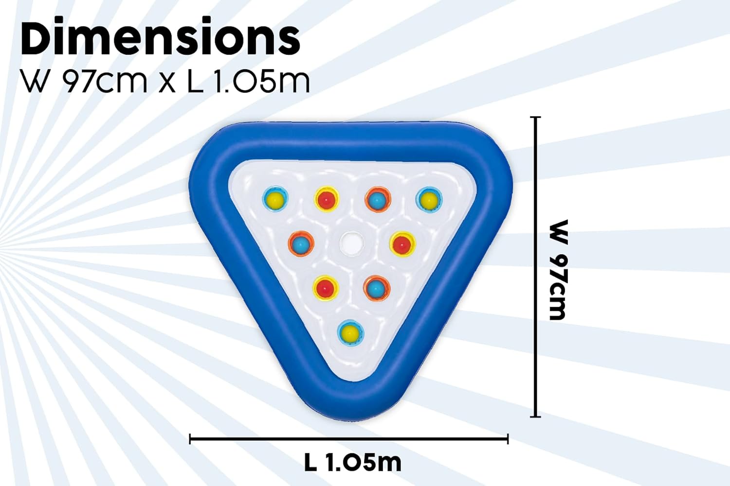 Bestway Pong Champion Pool Game - Inflatable Water Ball Game for Families