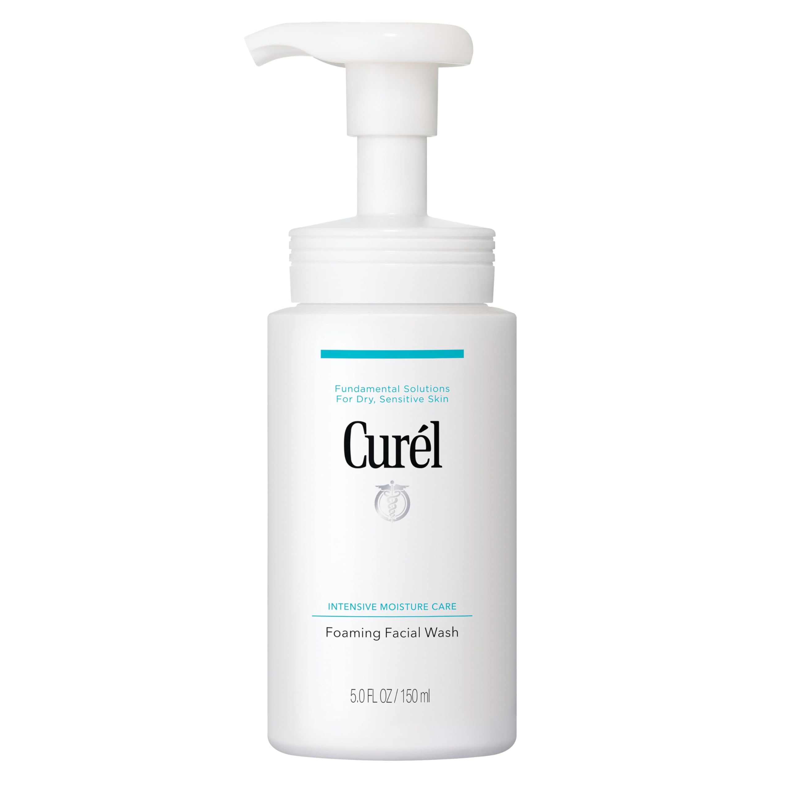 Curel Foaming Facial Wash - Gentle Cleanser for Dry, Sensitive Skin | 150ml