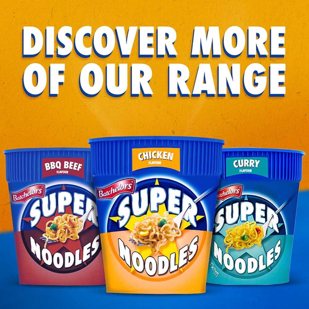 Batchelors Super Noodles Instantnudeln mit Hühnergeschmack (75 g, 8er-Pack) 4