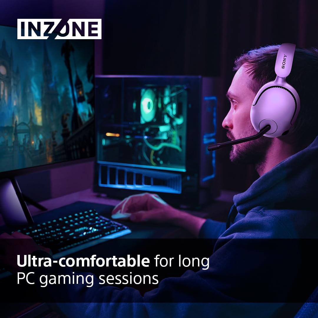 Sony INZONE H5 Kabelloses Gaming-Headset – PC/PS5, 360-Grad-Raumklang für Gami 4