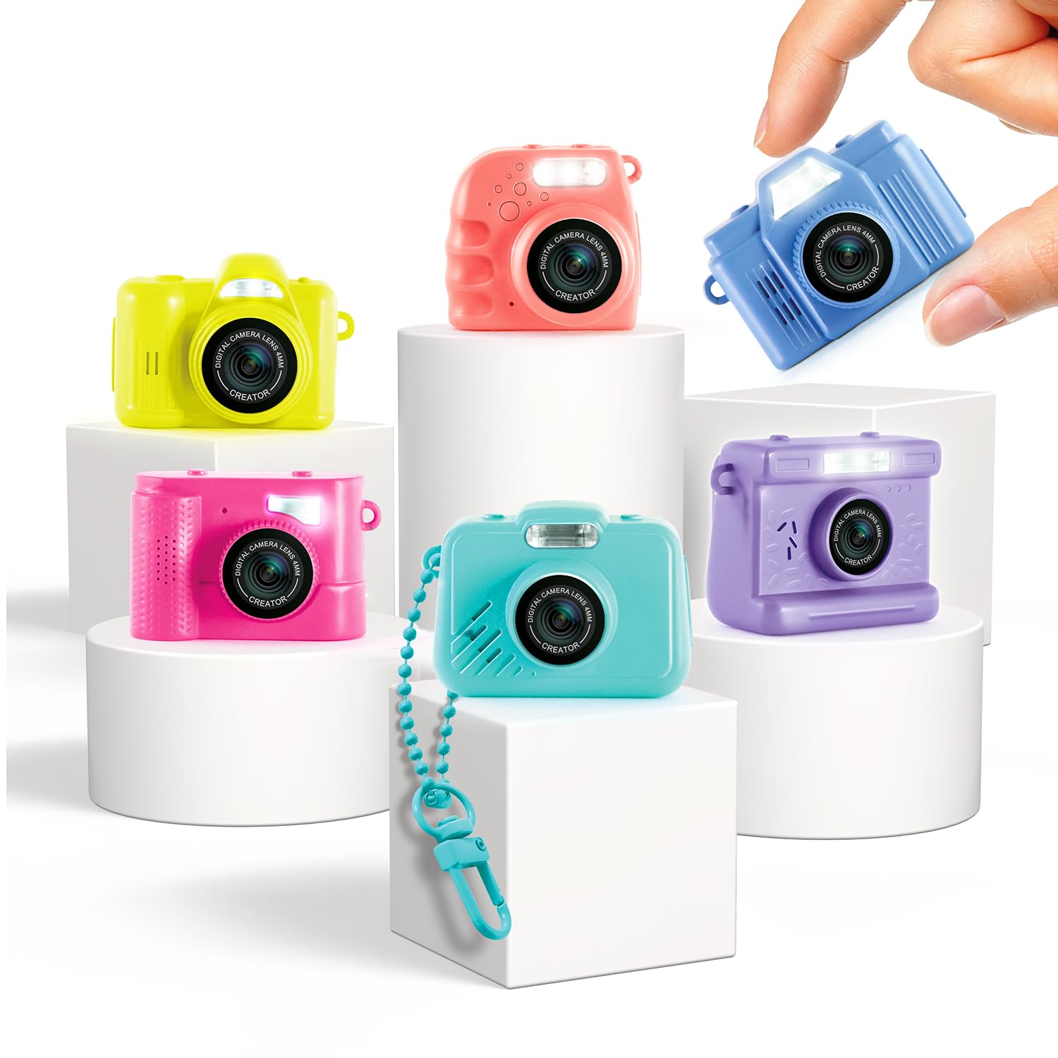 Photo Creator Mini Cam Digital Camera - Keychain Size with 1GB SD Card & 14 Fun Effects
