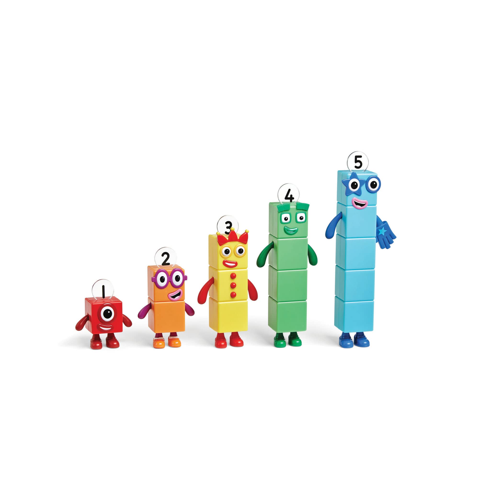 Learning Resources Numberblocks Friends One to Five - Collectible Play Figures with Posable Arms 3
