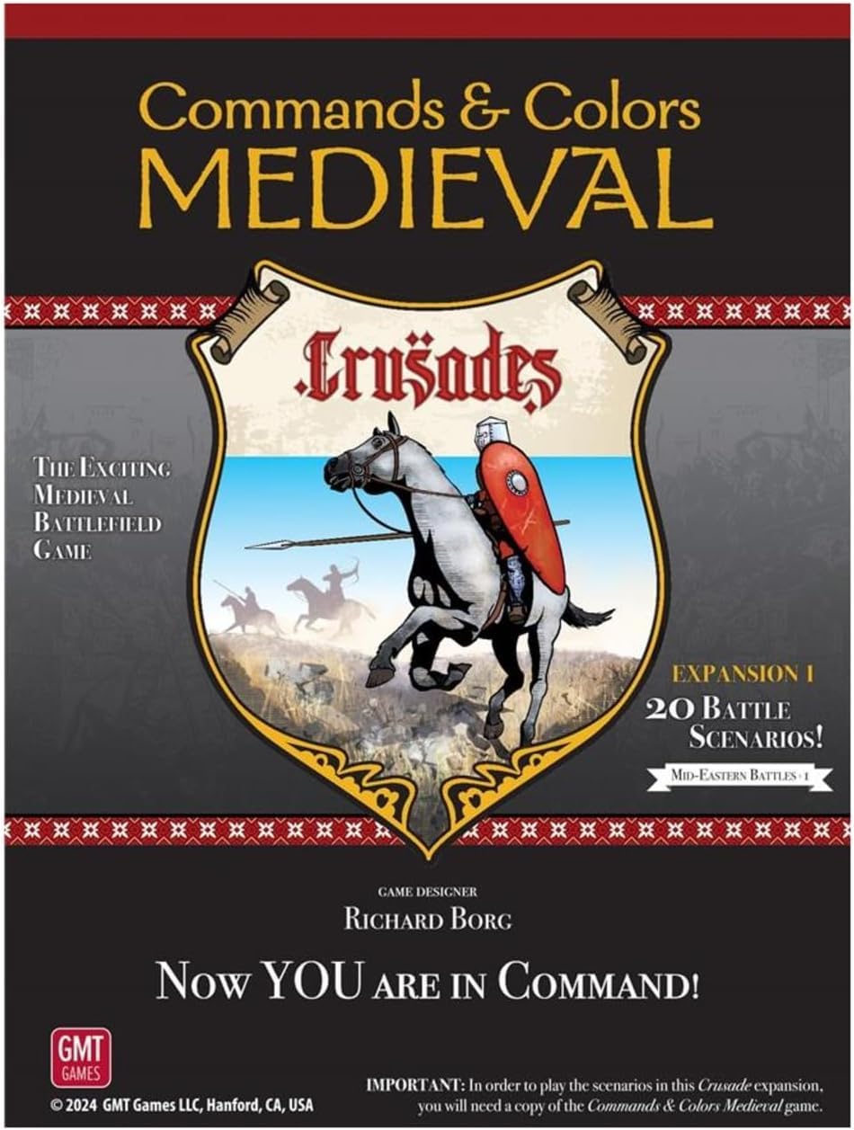 GMT Games Crusades Mideastern Battles I Expansion for Command & Colors Medieval | Ages 15+