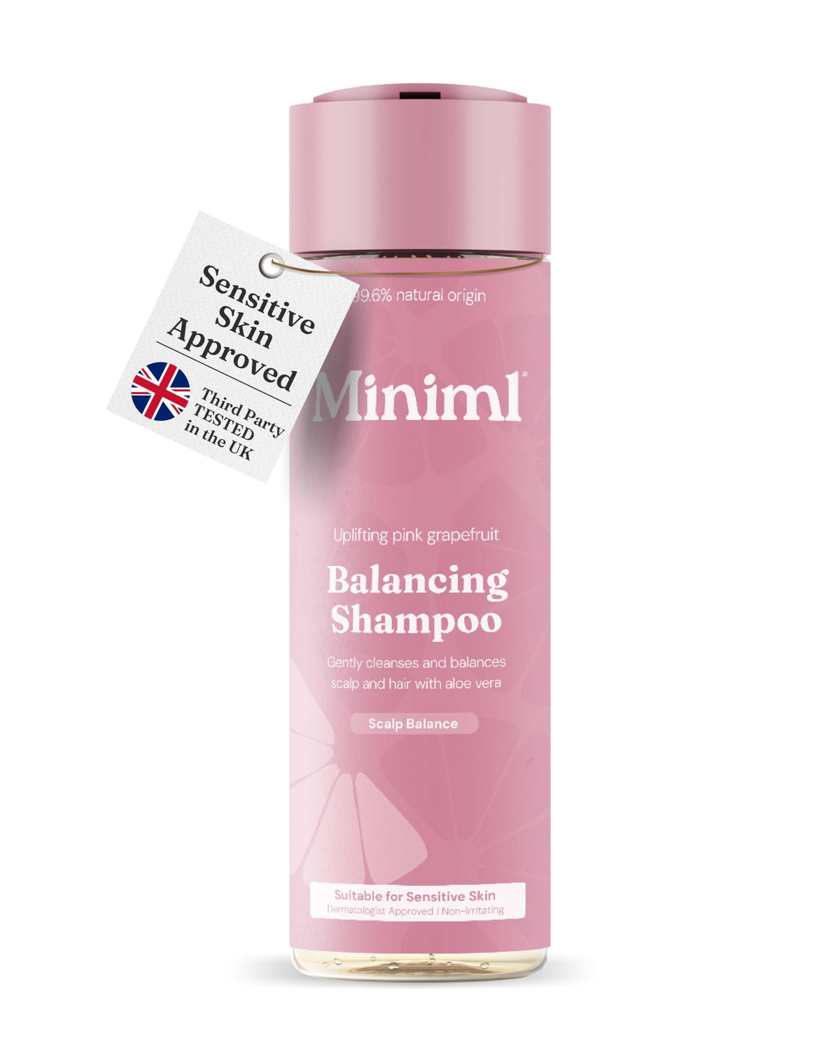 Miniml Balancing Shampoo - Pink Grapefruit & Aloe Vera | 400ml | Vegan