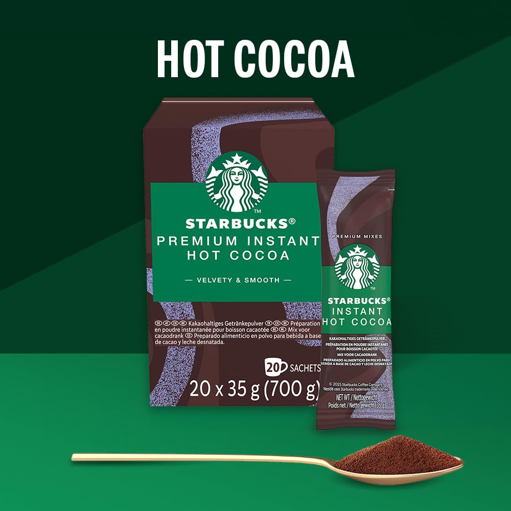 STARBUCKS Premium Instant Hot Chocolate Sachets - 20 x 35g