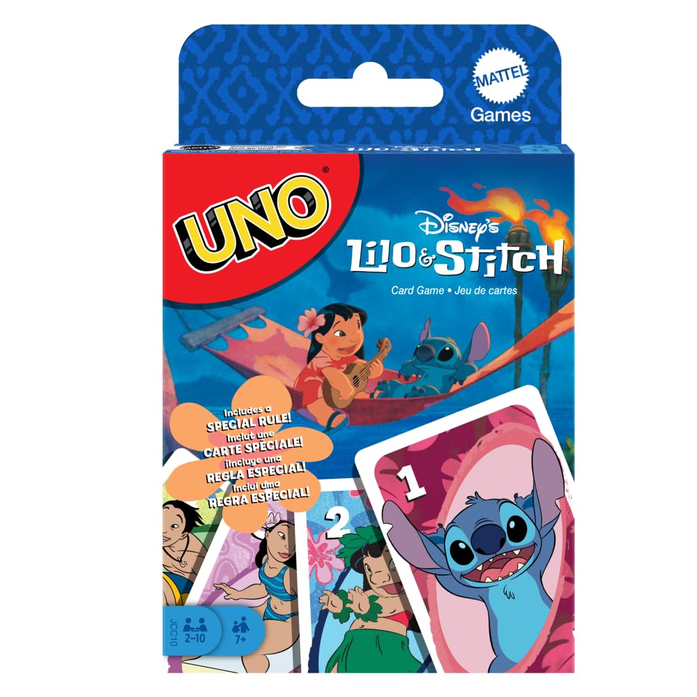 Mattel Games UNO Disney’s Lilo and Stitch Card Game 4