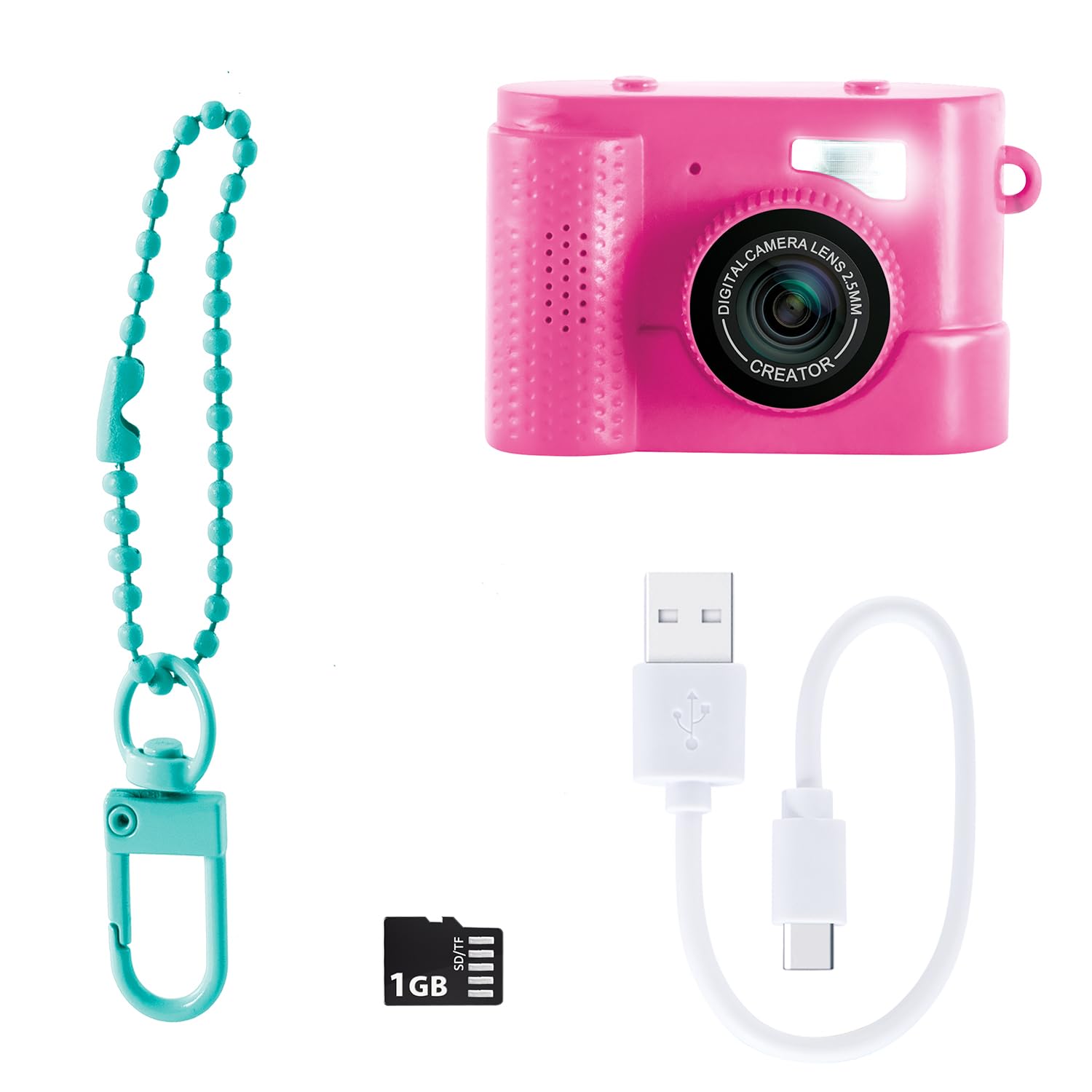 Photo Creator Mini Cam Digital Camera - Keychain Size with 1GB SD Card & 14 Fun Effects 3