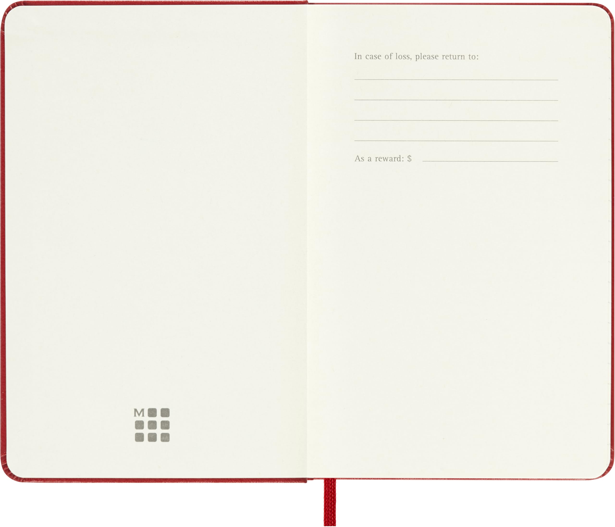Moleskine Weekly Planner 2026-2027 - 18-Month Hardcover Pocket Planner in Scarlet Red 3