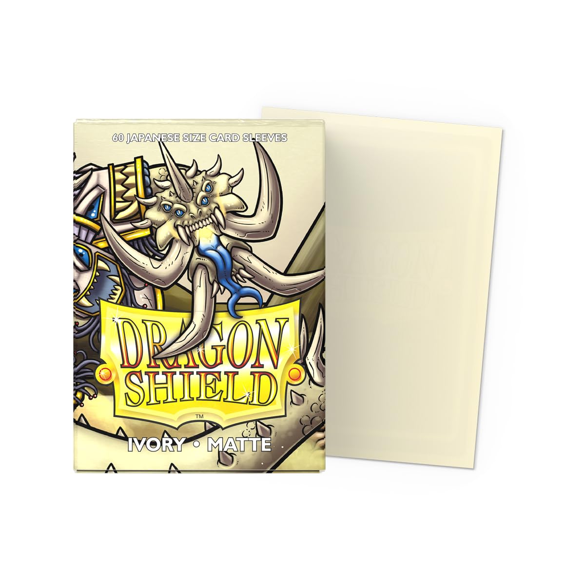 Dragon Shield Japanese Size Matte Ivory Sleeves - 60 Pack for Yu-Gi-Oh! & Cardfight!! Vanguard 6