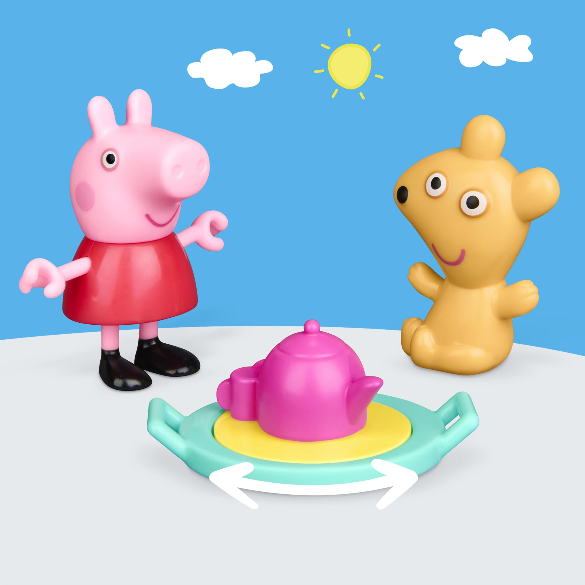 Peppa Pig Peppa's Bedroom Playset with 7.5-cm Figure | 8 Pieces | Ages 3+ 5