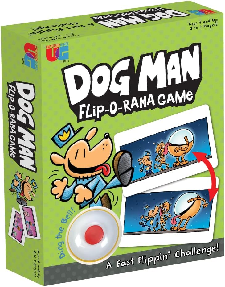 University Games Dog Man The Flip-O-Rama Game