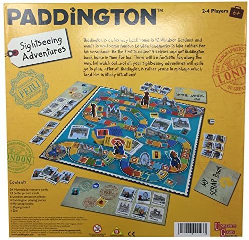 University Games Paddington Bear Movie Board Game - Sightseeing Adventures for Kids 6