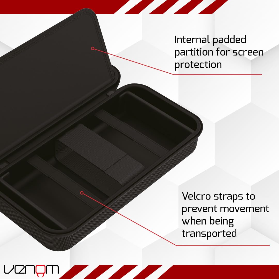 Venom Handheld PC Storage Case – Compatible with Steam Deck, ASUS ROG Ally, Logitech G Cloud, MSI Claw, Lenovo Legion Go