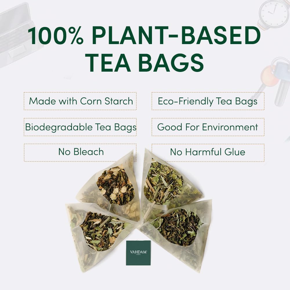 VAHDAM Frohe Weihnachten Tee-Geschenkset – Limitierte Auflage, 9 verschiedene Teebeutel 3