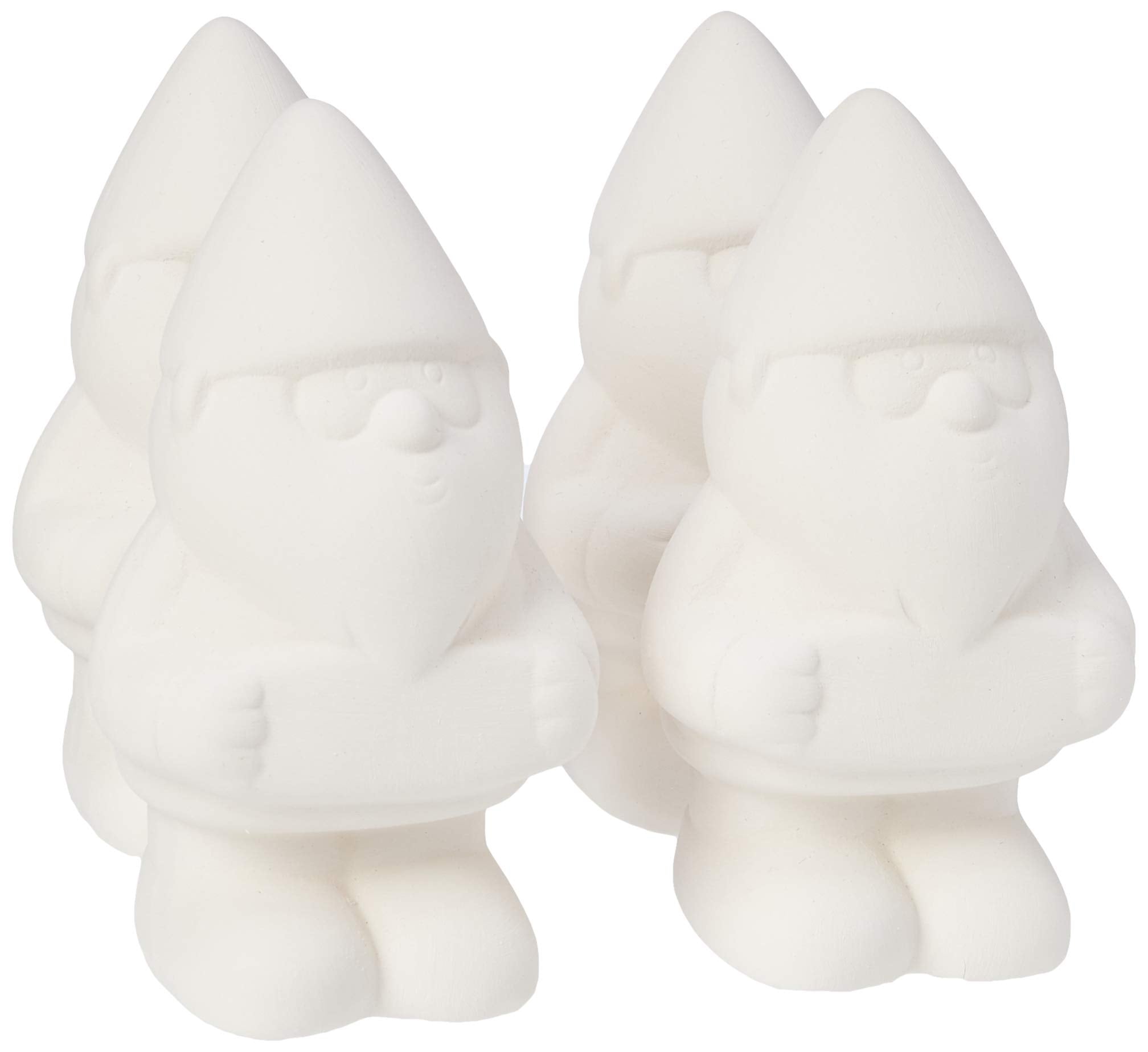Baker Ross Customisable Ceramic Garden Gnomes - Craft Kit for Kids 3+