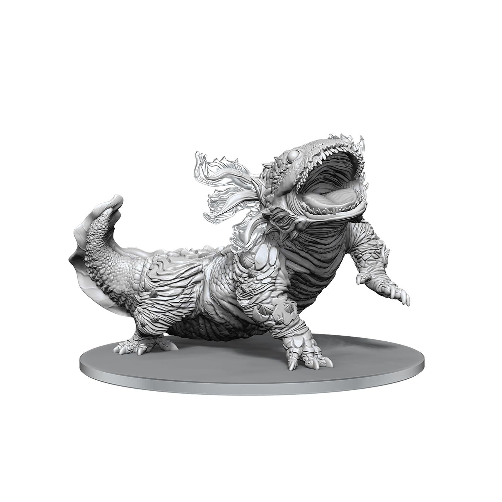 WizKids Dungeons & Dragons Nolzur's Marvelous Miniatures - Tlexolotl Unpainted Figure | Plastic