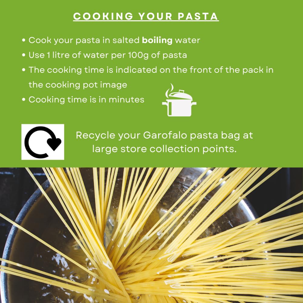 Garofalo Bio-Spaghetti, italienische getrocknete Pasta, 500 g 3