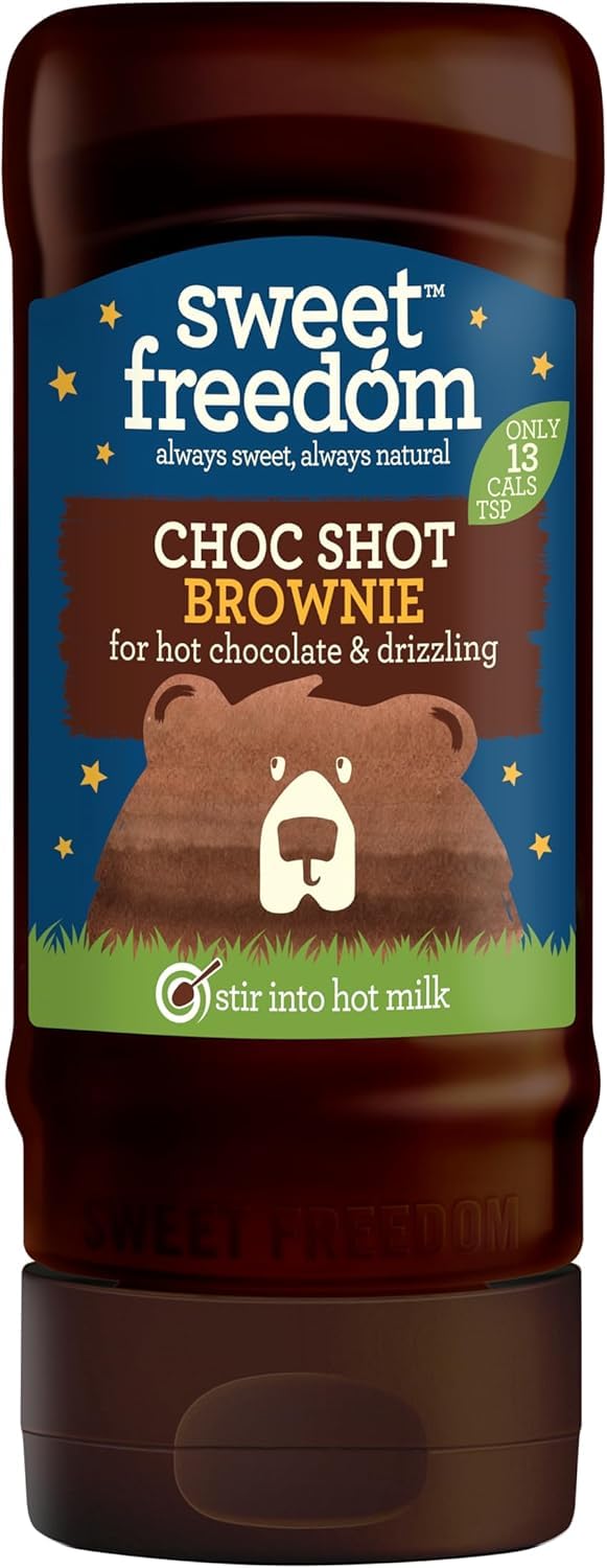Sweet Freedom Choc Shot Brownie Sauce - Refined Sugar Free, Fat Free, High Fibre | 320g