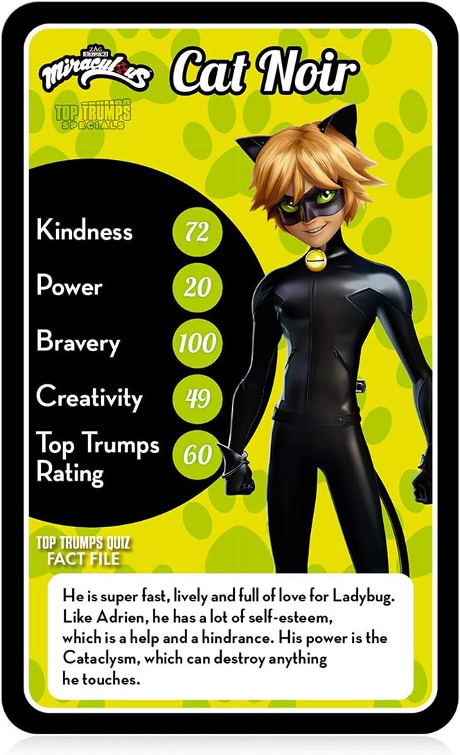 Top Trumps Miraculous Specials Kartenspiel