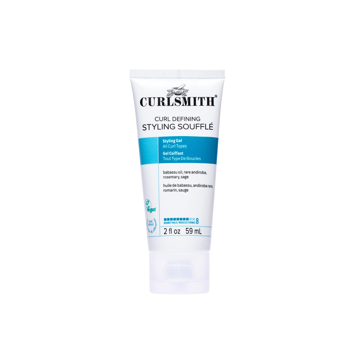 CURLSMITH Curl Defining Styling Soufflé - Medium Hold Gel for Wavy, Curly, and Coily Hair | 59 ml