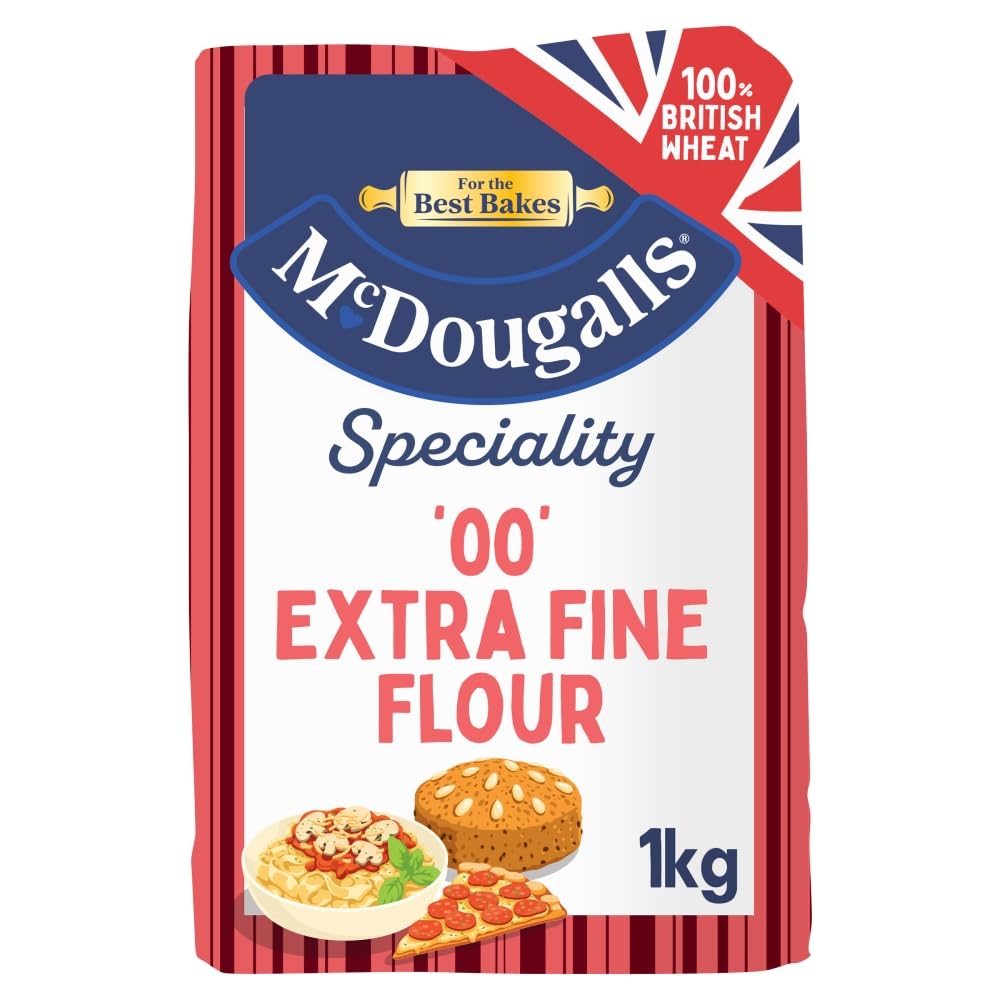 McDougalls 00 Grade Premium Plain Flour - Finely Milled for Smooth Results | 1 Kg
