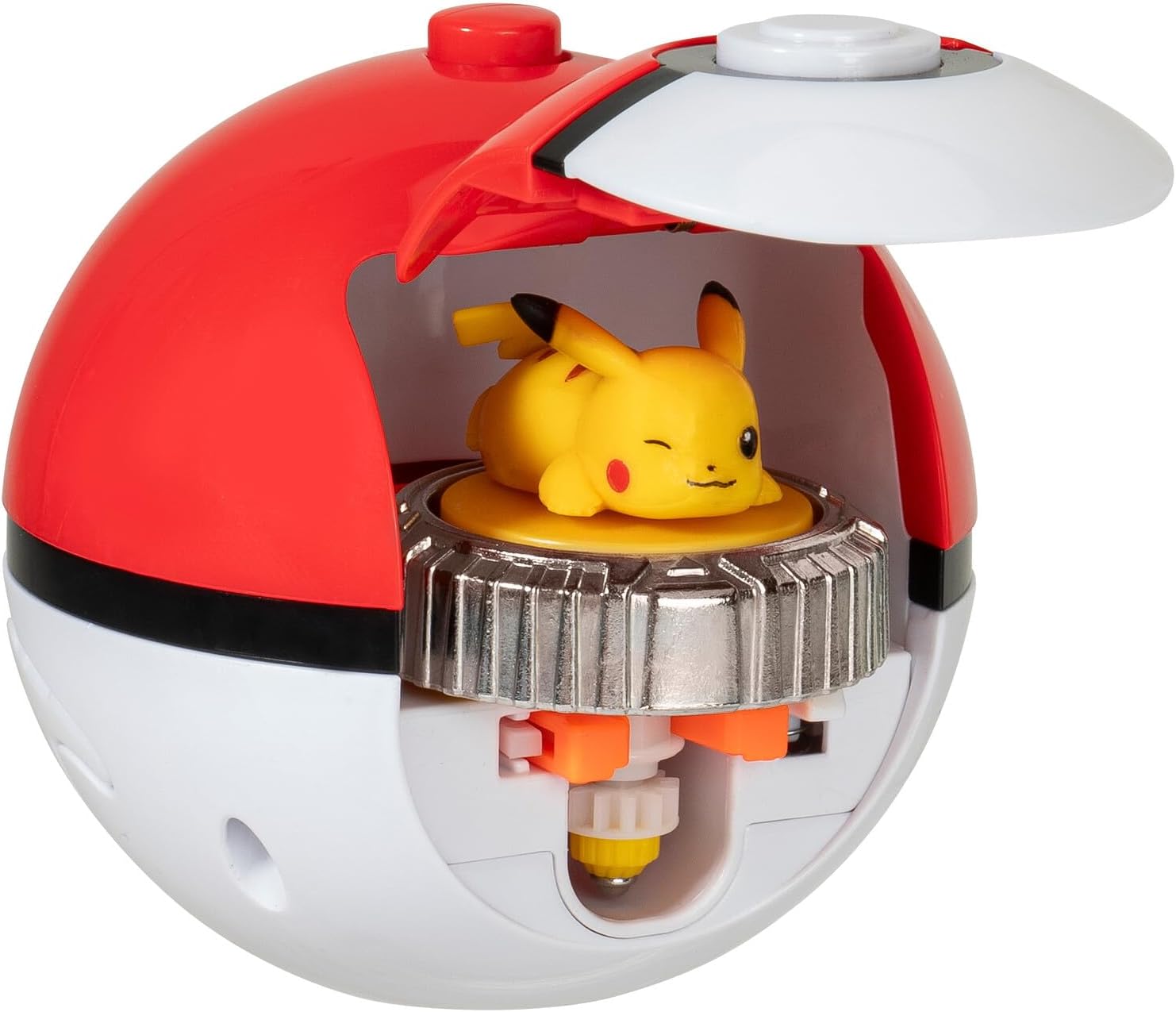 Pokémon Pikachu & Mew Battle Spinner Arena Set with Poké Ball Launchers