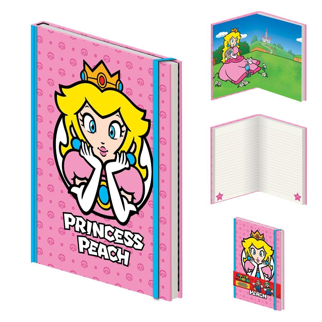 Super Mario Peach A5 Premium Notebook - Pyramid International