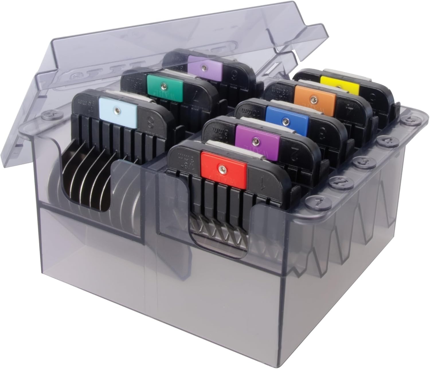 Wahl Stainless Steel Attachment Combs for Prime & Competition Blades | Mixed Color | 540g